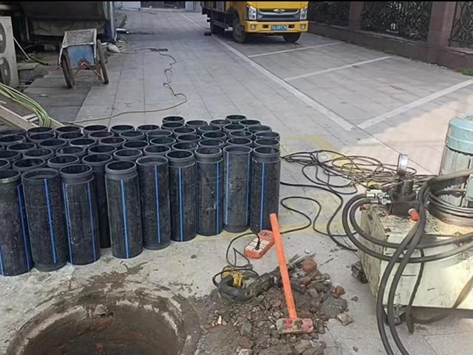 印台PE置换管厂家 DN315置换管 非开挖管短管置换